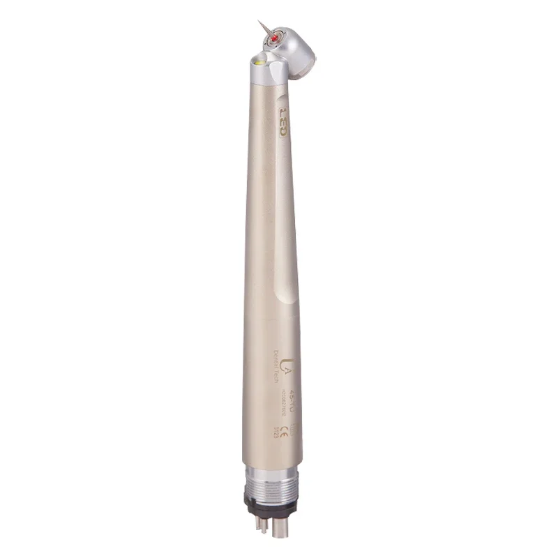 UA Q4 45° Angled 4-Hole Dental Extraction Handpiece: Minimally Invasive, Rear Exhaust, Ceramic Bearings, Stable Shaft, Low Noise