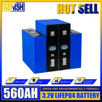 12000 Cycles New 560Ah LiFePO4 Battery 3.2V LFP Rechargeable Cell DIY 12V 24V 48V For RV Van Boat Camping Solar System Batterie
