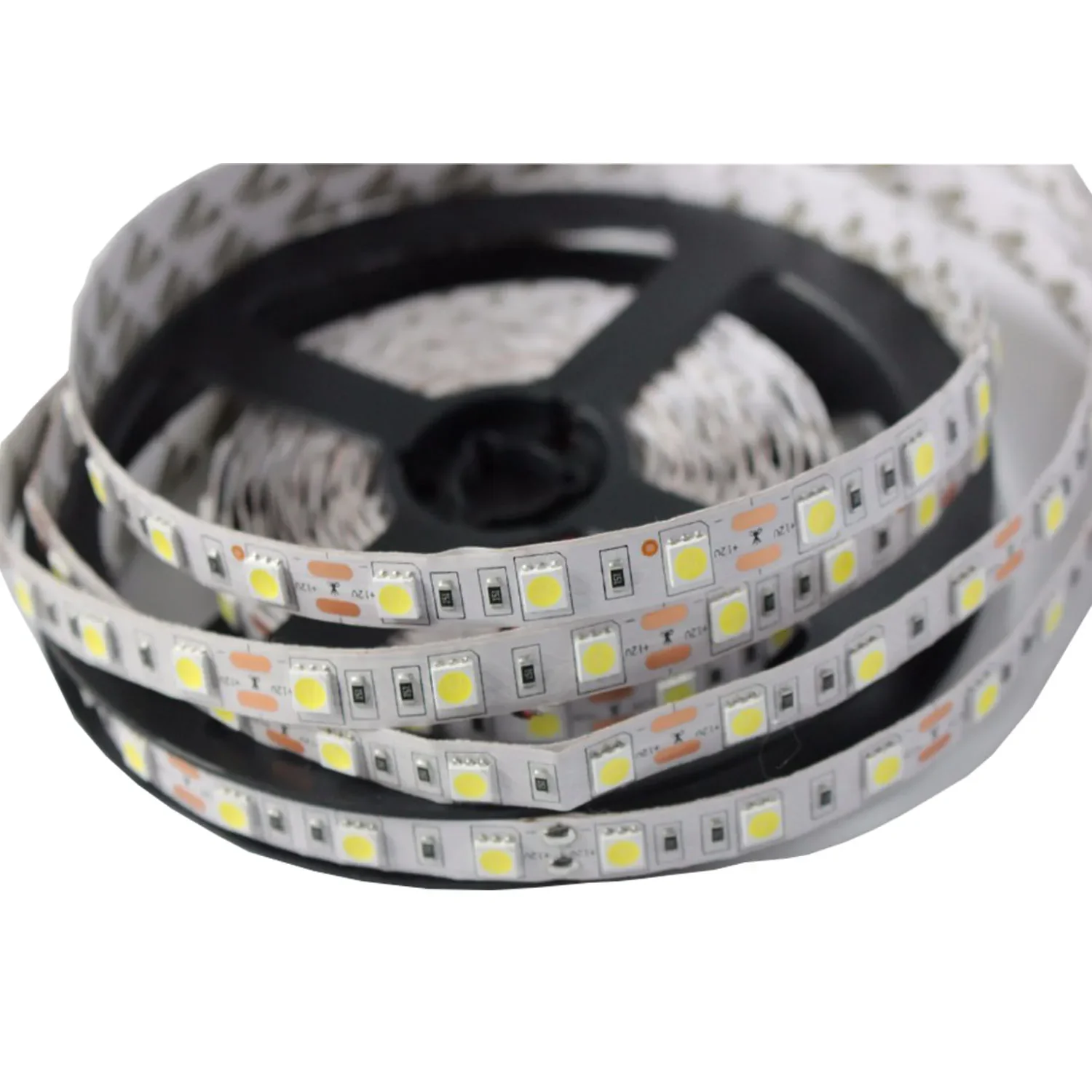 

SMD 5050 LED Strip 5M 60led/m DC 12V 24V Flexible Ribbon Diode Tape 4000K NW RGB White Warm White Red Green Blue Yellow Light