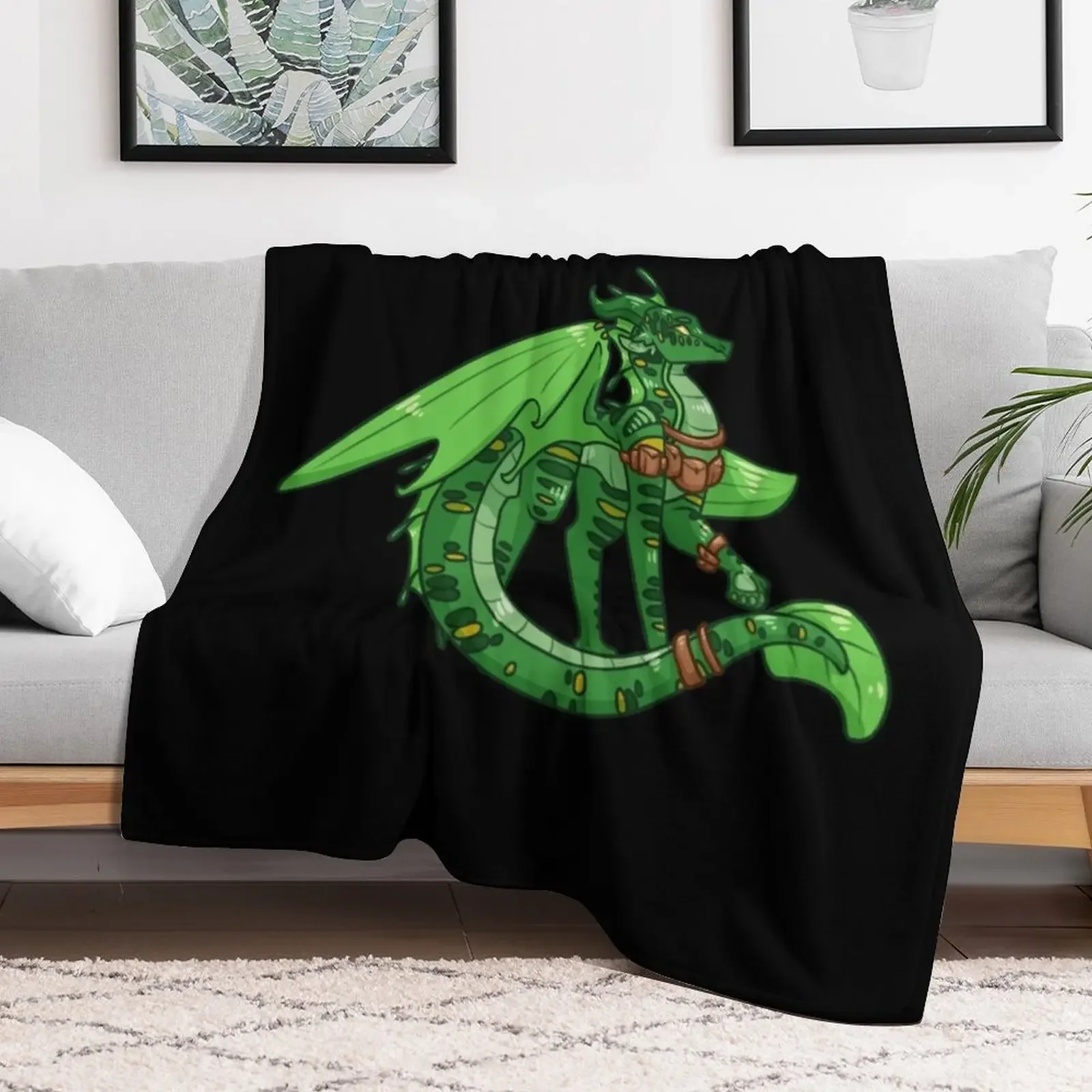 New Sundew dragon Throw Blanket Anti Shedding Soft Fuzzy Blanket for Home