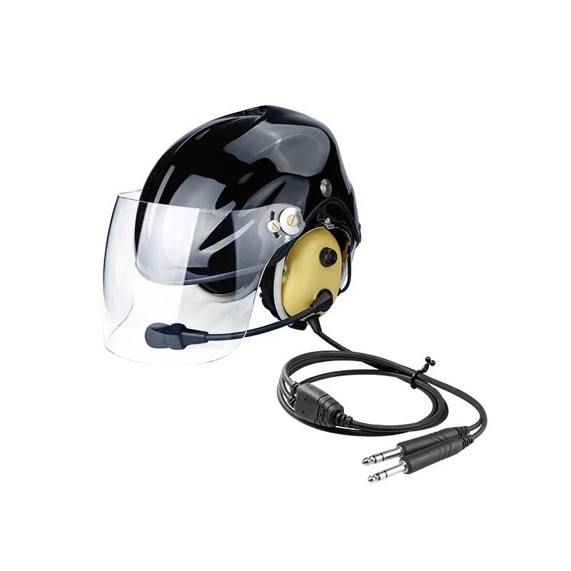 Skyhero Paramotor Helmet with Full Noise Canceling Headset Powered Paragliding Helmet Suit Almost Kinds Radio