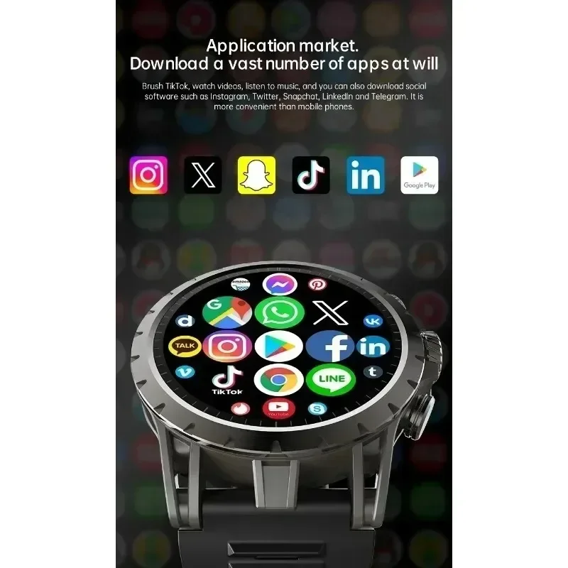 ساعة Q85 4G الذكية: نظام تشغيل Android 9.0، شاشة AMOLED مذهلة مقاس 1.43 بوصة، 8 جيجابايت + 128 جيجابايت، نظام تحديد المواقع/واي فاي، كاميرا 5 ميجابكسل لمكالمات الفيديو #6