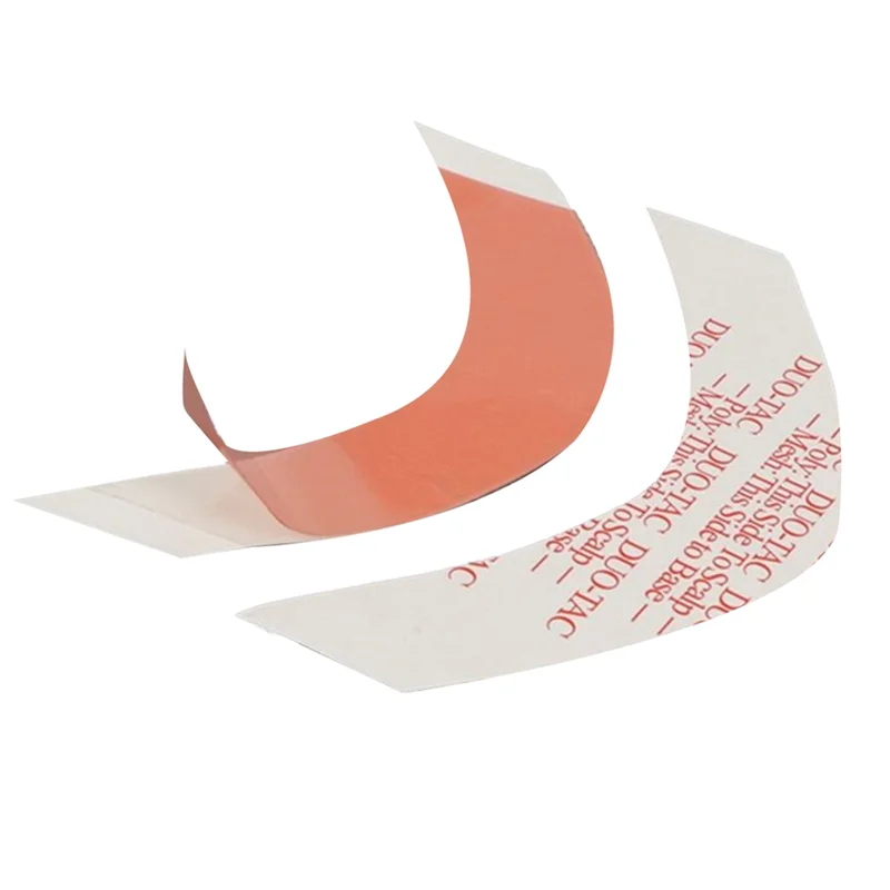ABKR-72Pcs/Lot C+CC Super Strong Duo Tac Hair Double Adhesive Fixed Tape Wig Extension Lace Toupee Accessory Invisible Strips