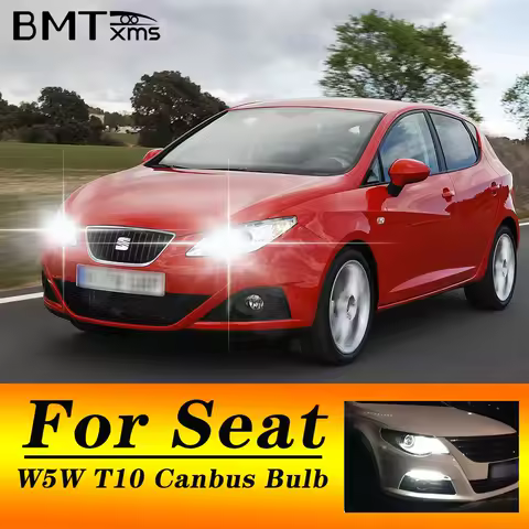 BMTxms LED Clearance Light W5W T10 For For Seat Ibiza 6K 6L 6J 6P 6F Leon 1M 1P 5F Altea 5P1 5P5 5P8 XL Alhambra 7V8 7V9 710 711