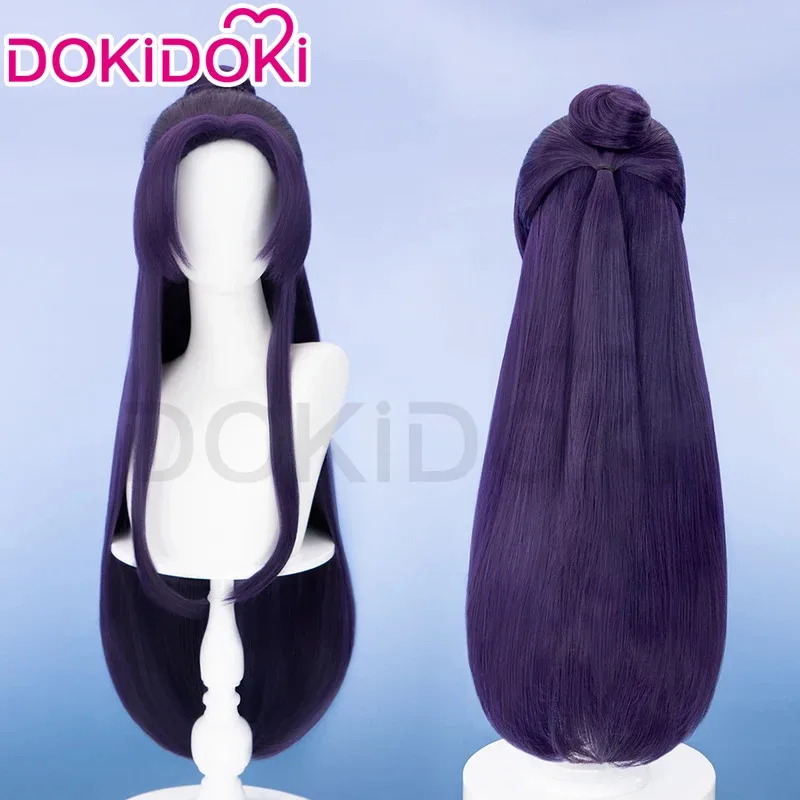 IN STOCK Jinshi Front Lace Wig Anime The Apothecary Diaries Cosplay DokiDoki Men Purple Long Hair Renshi Cosplay Free Wig Cap