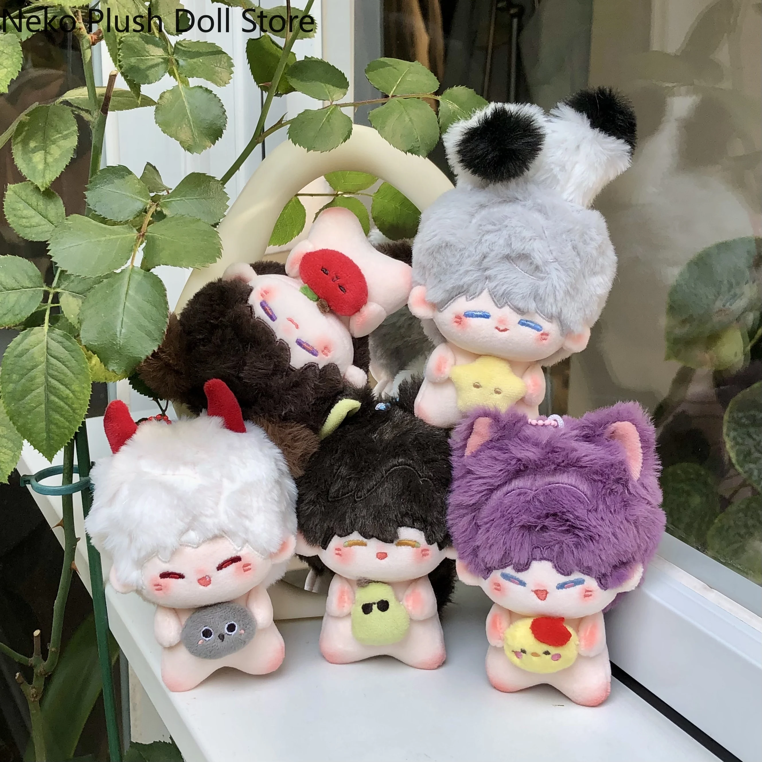 

Anime Love and Deepspace Zayne Sylus Xavier Rafayel Caleb Cosplay Cartoon Cotton Doll Plush Toys Keychain Pendant Xmas Gift 10CM