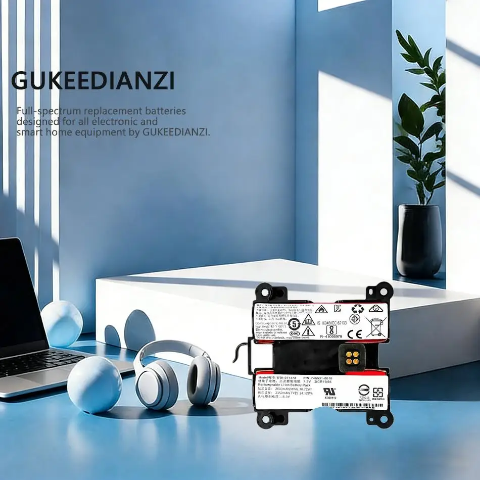 

Аккумулятор для Bluetooth-колонки 071478 078068 3350 мАч для портативной колонки Bose Soundlink Revolve+