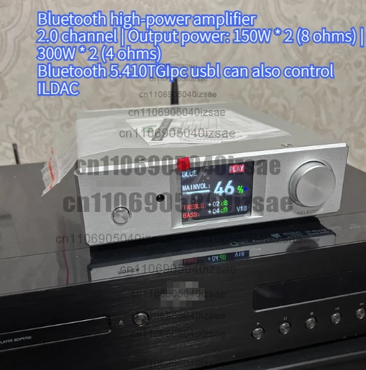 New x30z tpa3255 high-power hi-fi audiophile digital amplifier bluetooth 5.4 full remote control remote control accessories