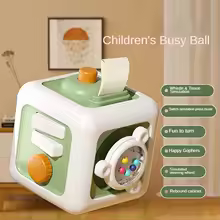 Cube Sensoriel Montessori 6 Activités