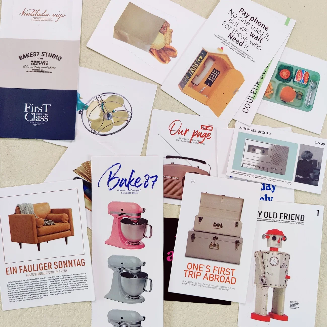 شخصيات OAB الكورية 202hosil مجلة المناظر الطبيعية الرجعية سكرابوكينغ المواد الزخرفية التصوير الفوتوغرافي ملصق حزمة