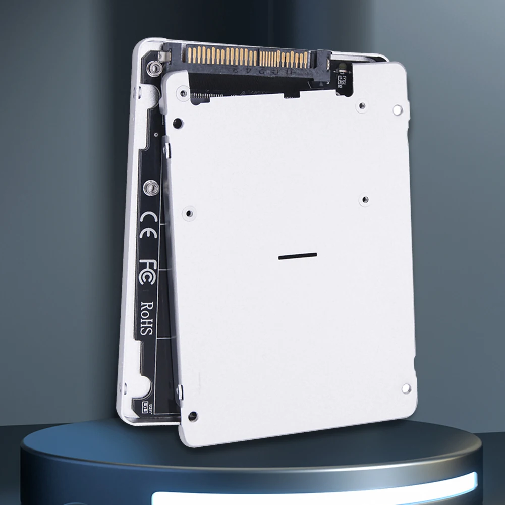 بطاقة محول M.2 SSD إلى U.2 M.2 NVMe SATA-Bus NGFF SSD إلى محول PCI-e U.2 بسرعة 32 جيجابت في الثانية PC-E3.0X4 مع حافظة للكمبيوتر المكتبي