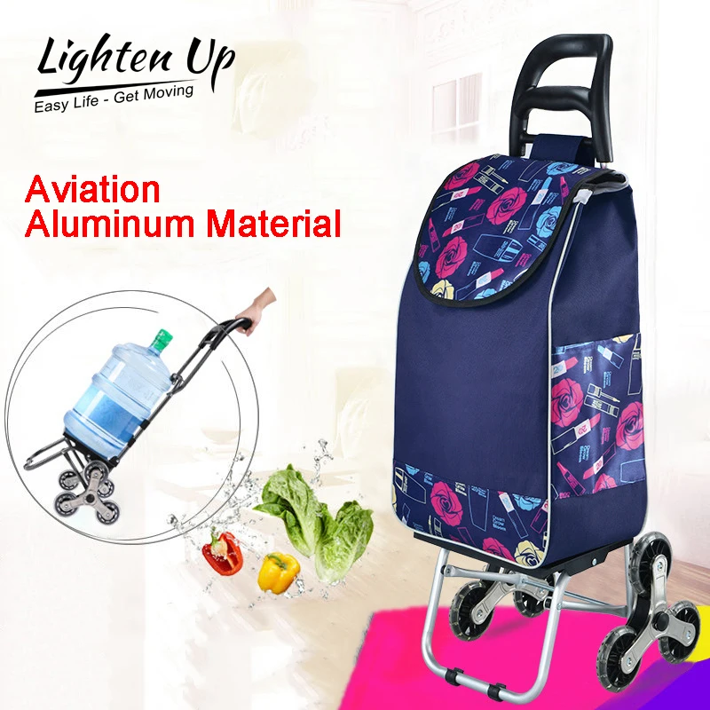 Heavy Duty Foldable Hand Sack Wheel Trolley with Bag Folding Truck 접이식 카트 Cart Travel Luggage Shopping Cart Portable Home Use트롤리