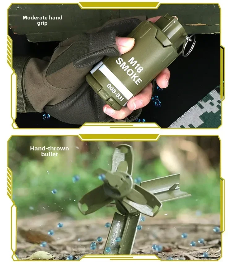 M18 Smoke VPN Ssive Hydrogel-Granate für Erwachsene und Kinder CSGO Outdoor-Spielzeug, perfekt für taktische Gaming-Enthusiasten – Detail 9