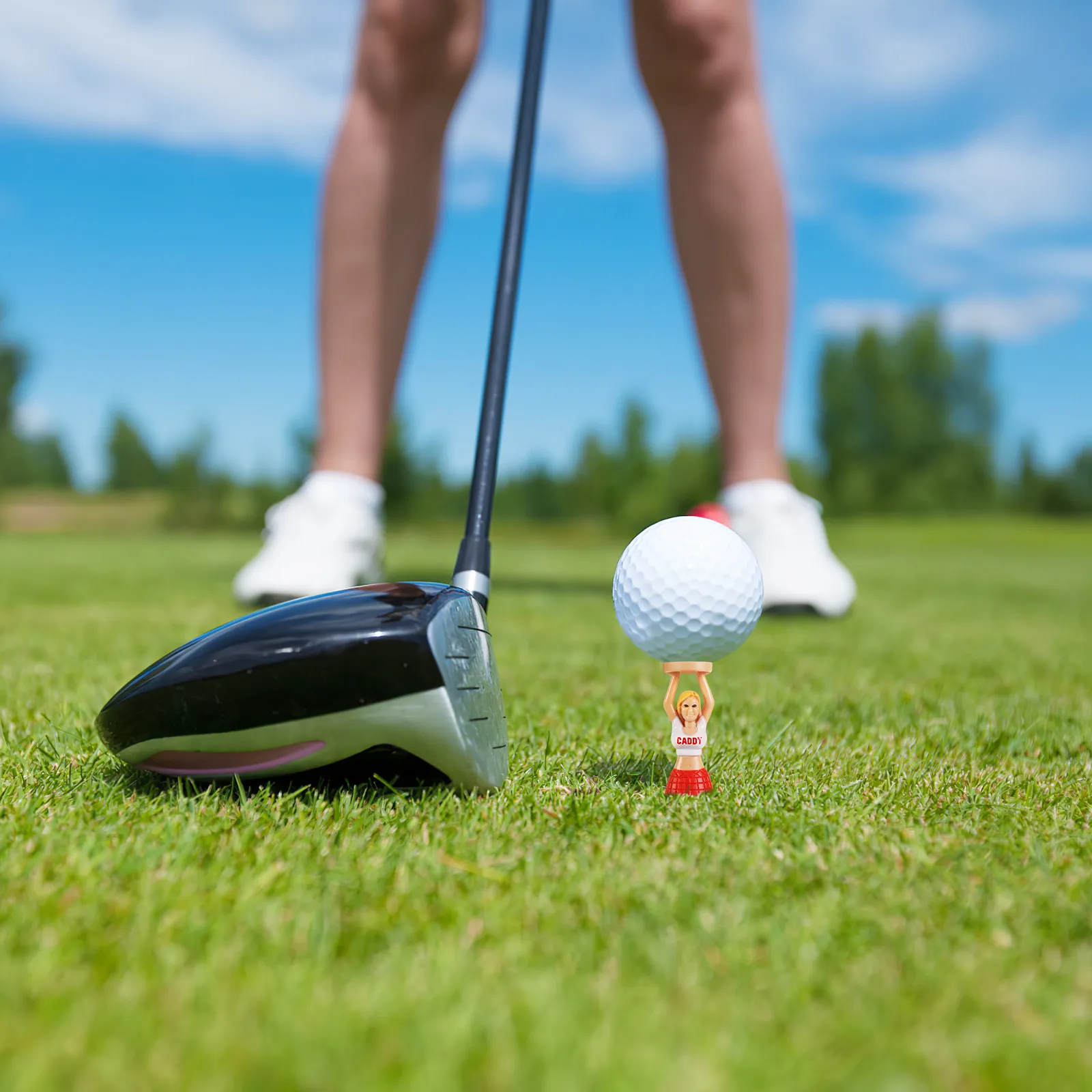 

Набор из 4 простых легких пластиковых ти-сов для гольфа: защита клюшек, снижение трения, оборудование для игры на открытом поле