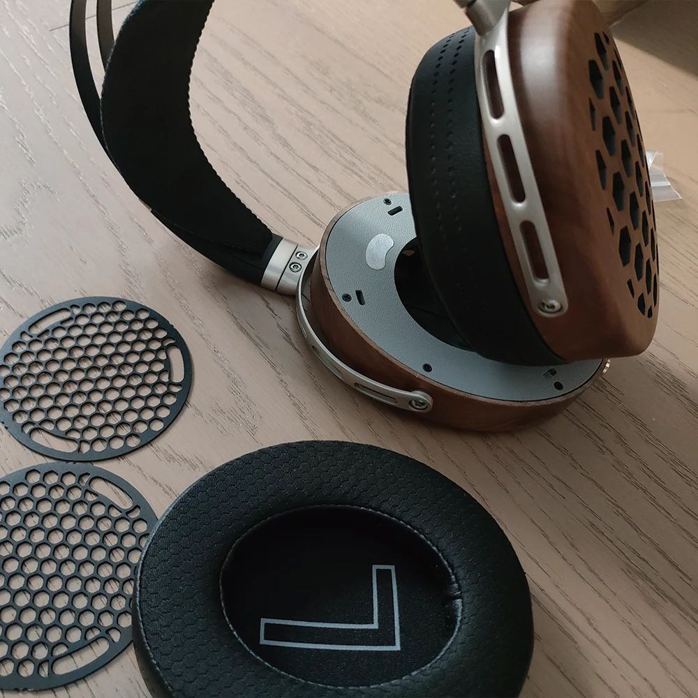 DIY Walnut Headphone Shell Kit for Headphones. Accessories for Over-Ear Headphones