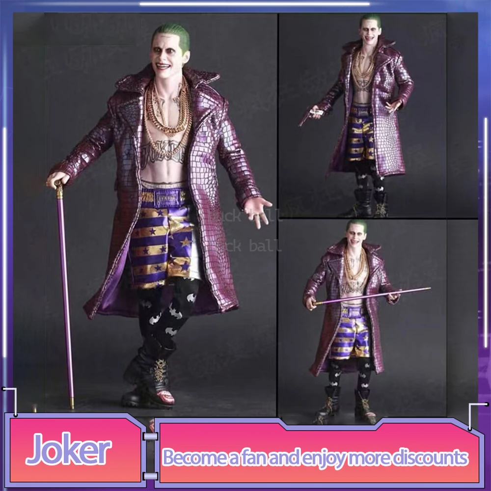 Suicide Squad Figure The Joker Anime Figure Pudding Mr.J Figurine Model Statue Dolls Collection Decoration Toys Birthday Gifts ﻿