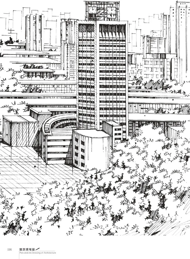 Construction Architectural Building Pen Drawing Painting Art Book