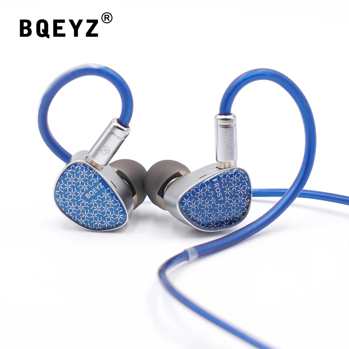 

BQEYZ Frost Earphone 10mm Dual-cavity Dynamic Driver Micro Planar Transducers Wired Replaceable 2Pin Aluminum Alloy Shell IEM