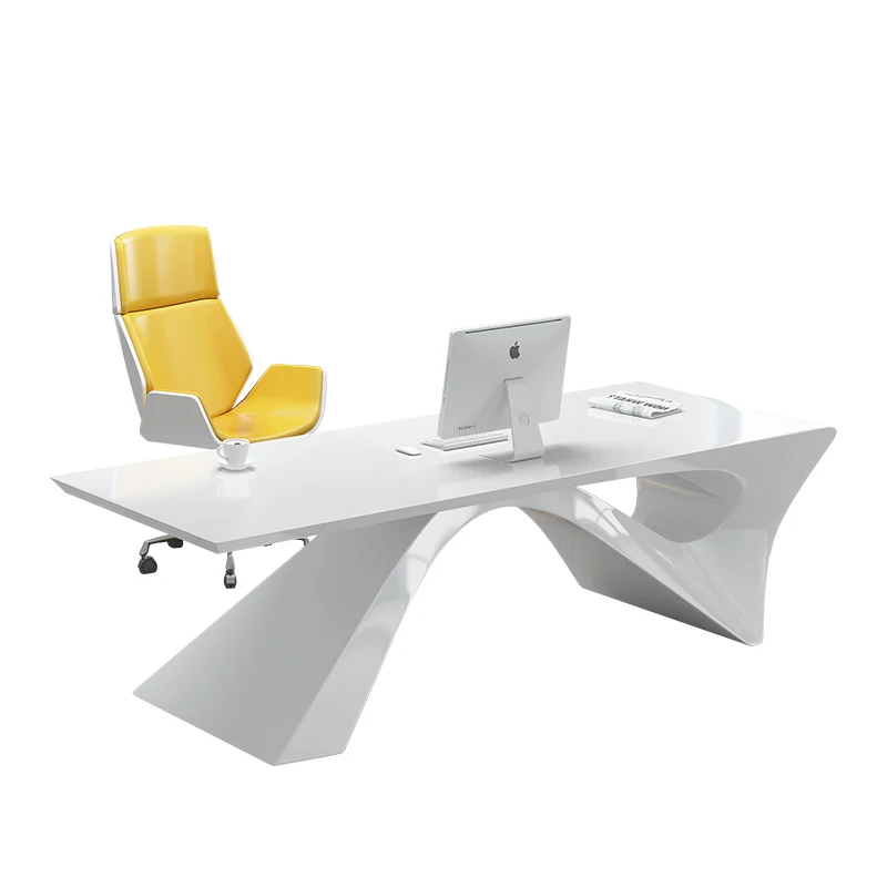 Boss table, president table, simple and modern executive manager table, creative and fashionable single desk