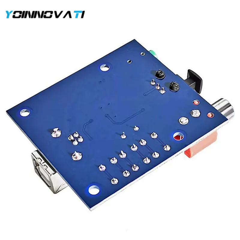 YT PCM2704 USB Audio DAC Board – Coaxial / Fiber Optic Output, Hi-Res Hi-Fi Sound Card Decoder, Audiophile Grade