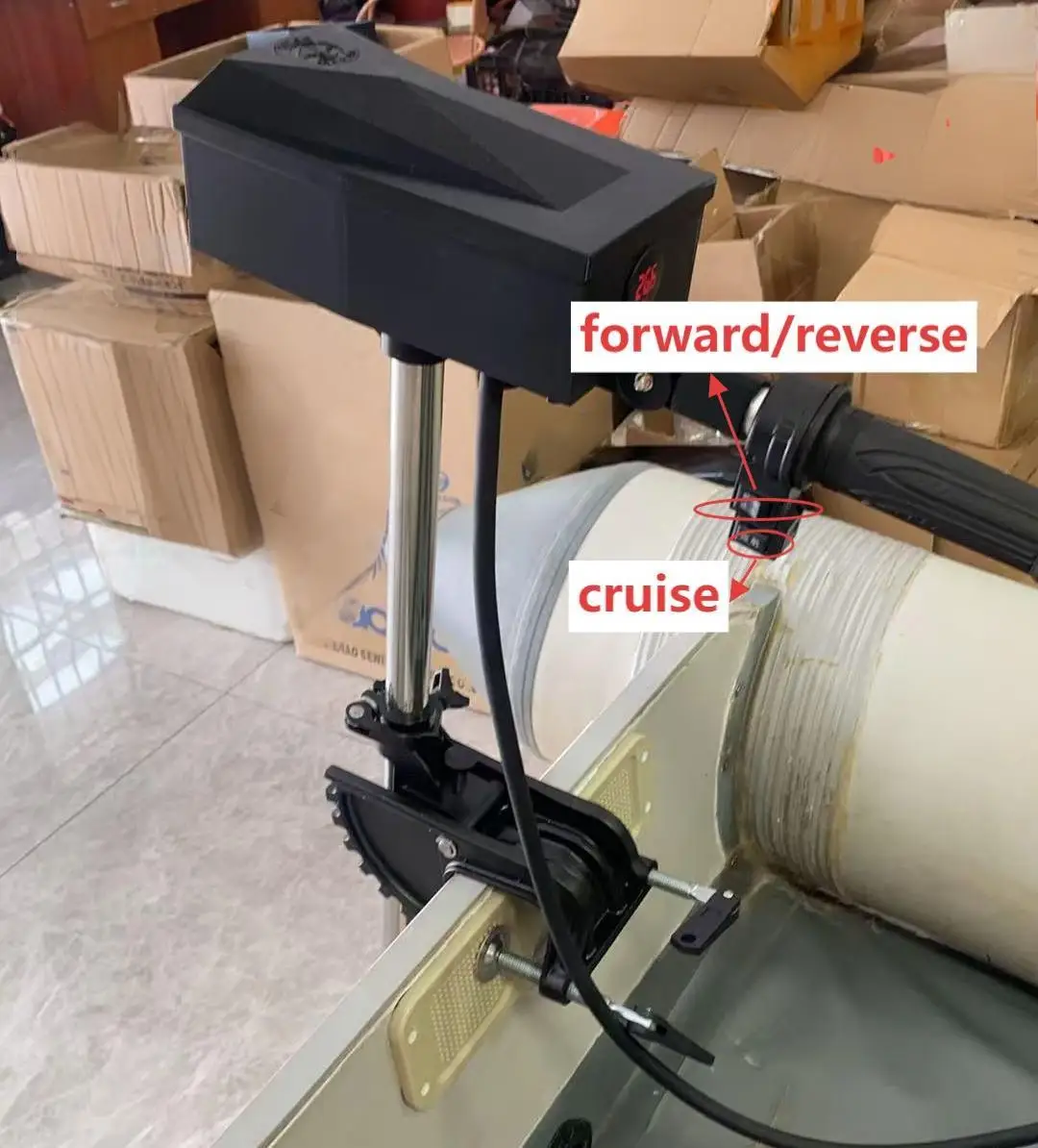 Solar Marine Compact 600w 65lbs 12V 4500rpm Electric Outboard Brushless Motor Boat Engine Low Noise 60db Maintain Free