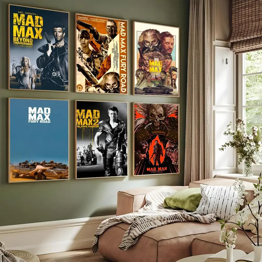 Classic Movie Series Mad Max Poster Paper Print Home Living Room Bedroom Entrance Bar Restaurant Cafe Art Painting Decoration