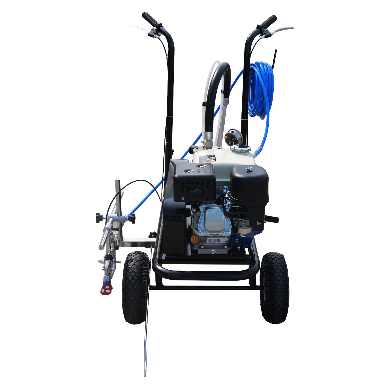 Cold Spray Road Marking Machine Parking Lot Line Striper School Playground Road Line Painting Equipment For Sale