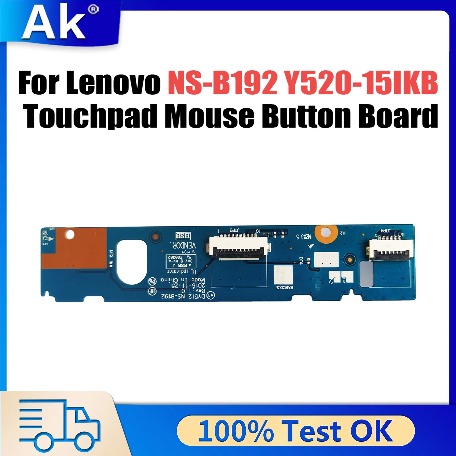 

DY512 NS-B192 For Lenovo R720-15 Y520-15IKB Touchpad Mouse Button Board 100% Tested Fast Ship