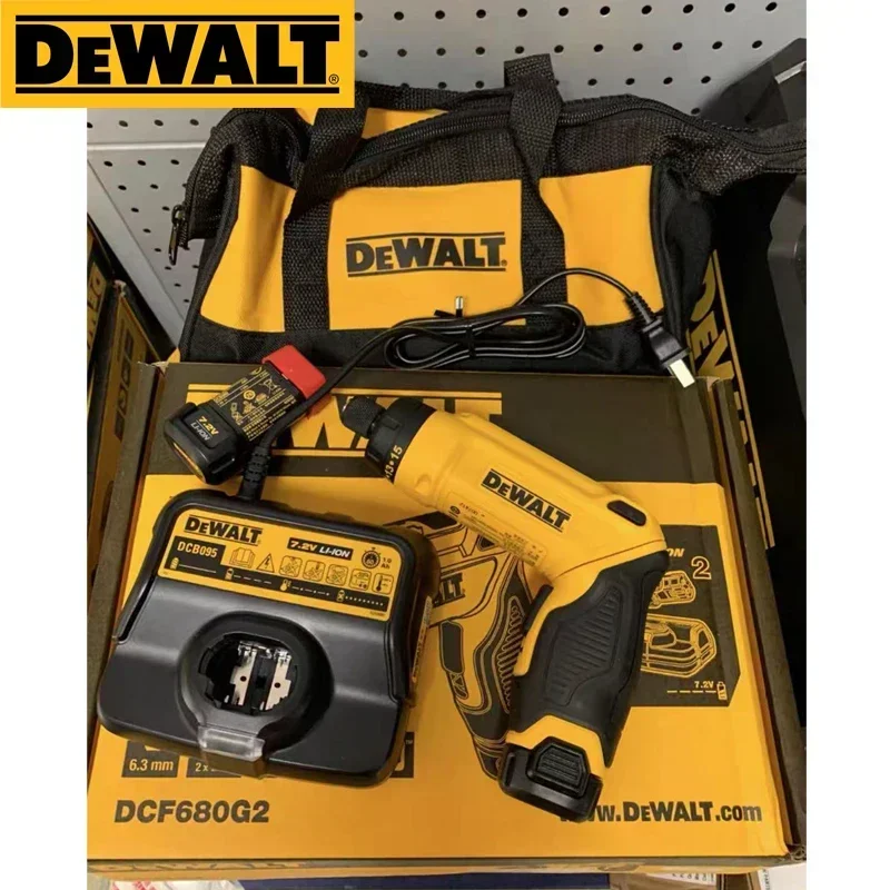 DEWALT DCF680G2 Cordless Screwdriver 7.2V MAX* Gyroscopic Screwdriver Kit Handle Rechargeable Cordless Drill Power Tools