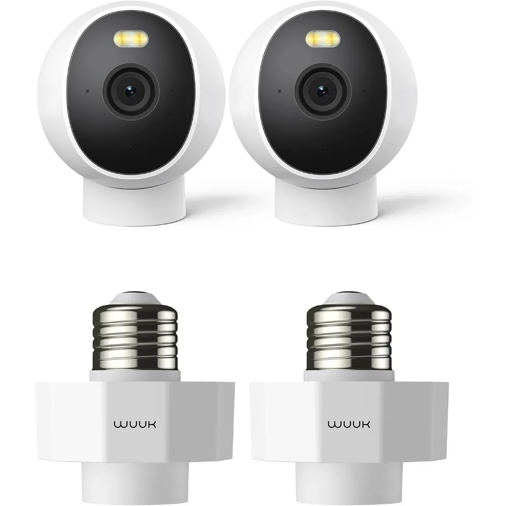 

magnetic security camera and lamp socket bundle