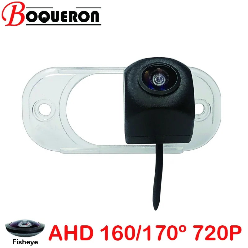 Fisheye 170 Degree 1280x720P HD AHD Car Vehicle Rear View Reverse Camera For Hyundai Santa Fe SM CM For Hawtai Bolgheri