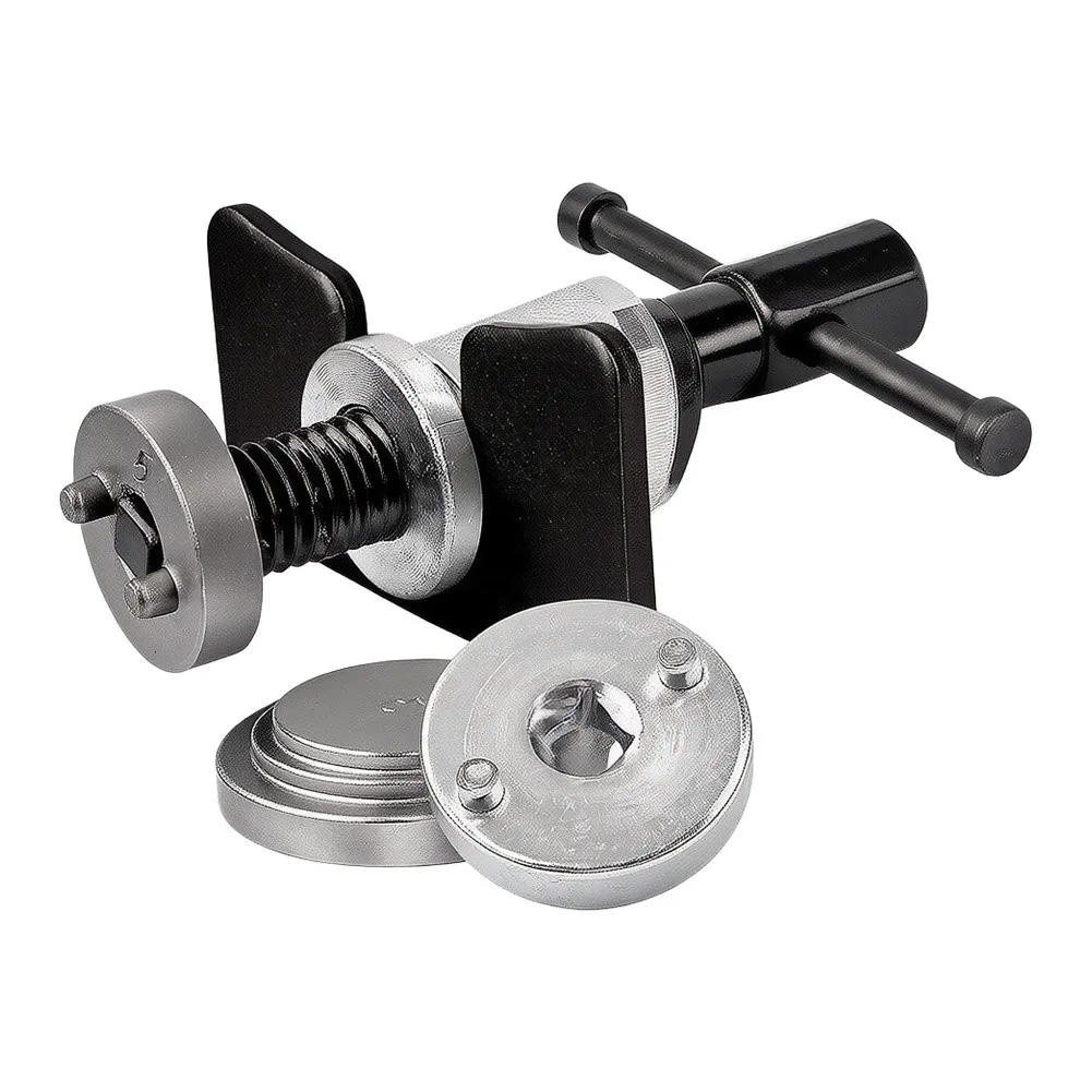 5-Pc Brake Caliper Piston Compressor Tool Set Designed for Use During Routine Brake Pad Replacement Procedures