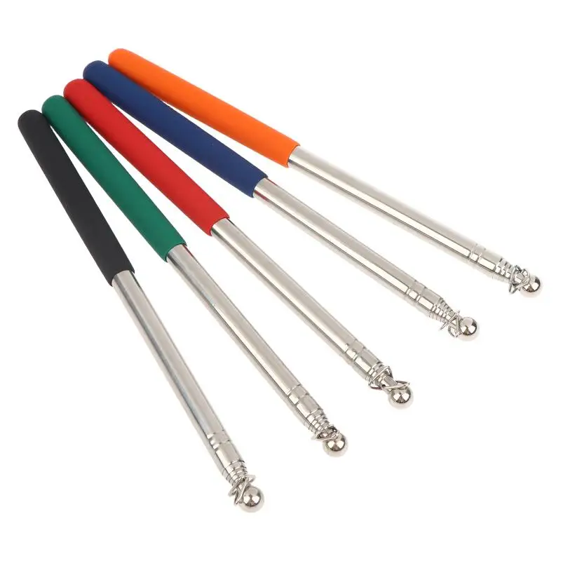 1.2M Telescopic Stainless Steel Flag Pointer Stick Portable Extendable Teaching Wand For Classroom Outdoor Parade Guide