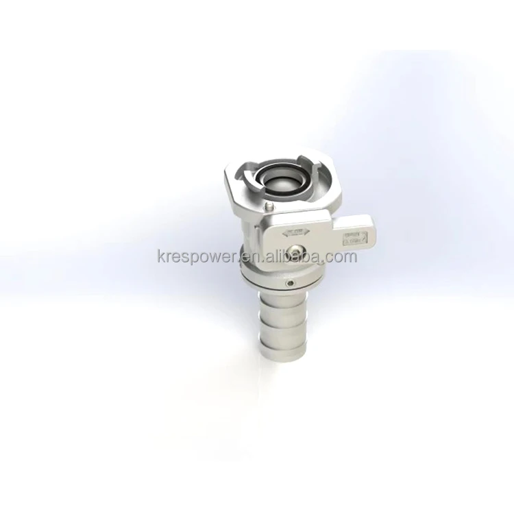 KRES FF9-25-P Interlock Ganda Katup Kopling Putus Cepat Port Koneksi Pagoda Pusat Data Bagian Hidraulik Pendingin Cair