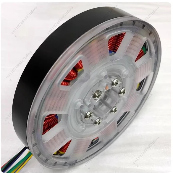 Quality Guarantee 400w Small Hollow Shaft Permanent Magnet Dc Brushless Motor Motor Hall Flat Ultra-thin Disk Generator