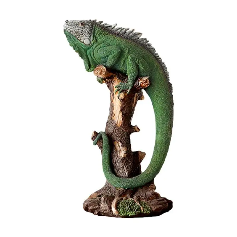 Garden Lizard Decor Vivid Eco-Friendly Tabletop Lizard Figurine Creative Gifts Indoor Figurines For Showcase Living Room