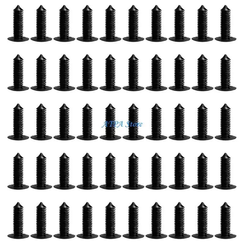 U13C Plastic Car Interior Retainer Clips Barbed Locking Design Rivet Clip For Roof Fabric Trunk Panel Fixation
