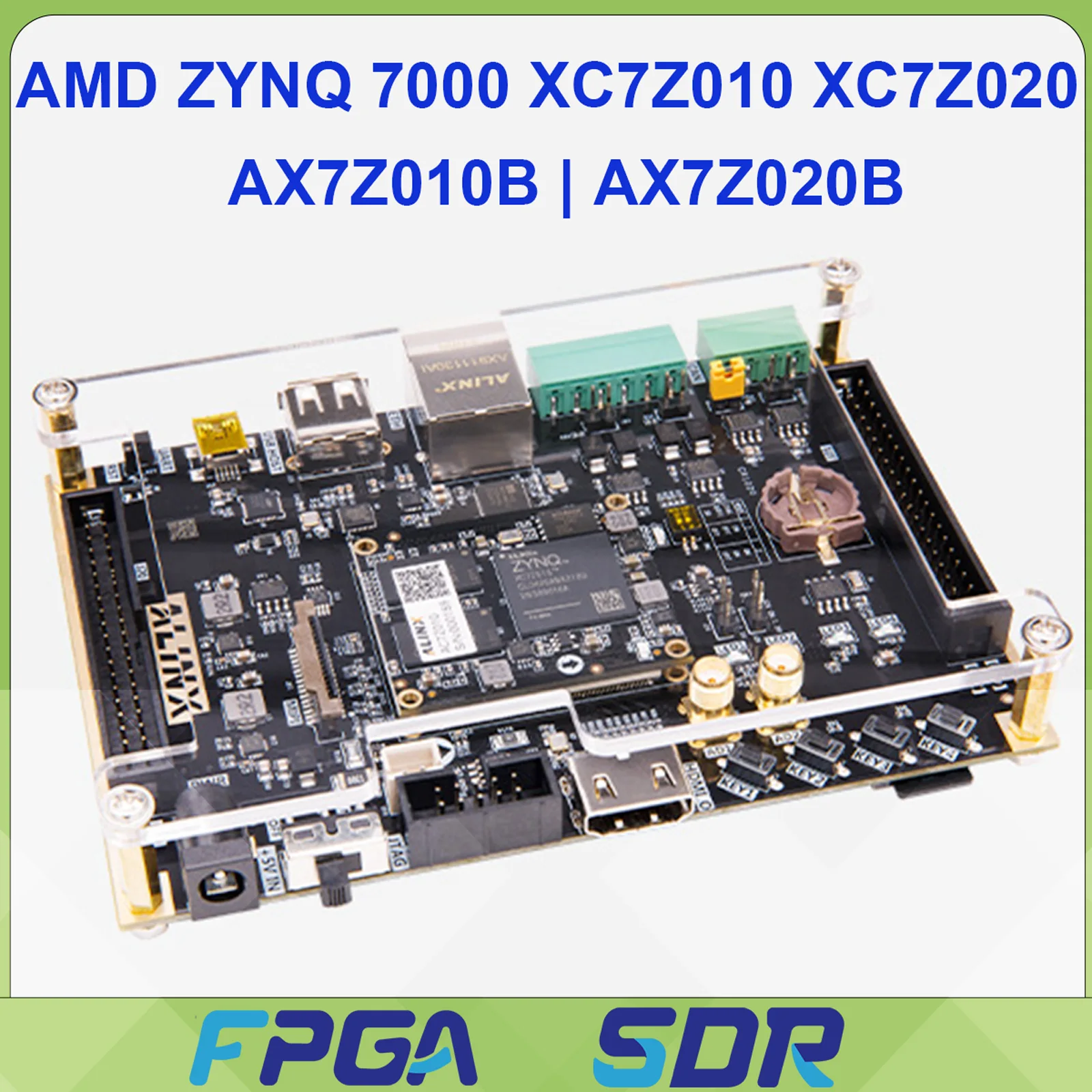 

ALINX AX7Z010B AX7Z020B AMD Xilinx ZNYQ 7000 FPGA Development Board Evaluation Kit XC7Z010 XC7Z020 Zynq 7000 AX7Z010 AX7Z020