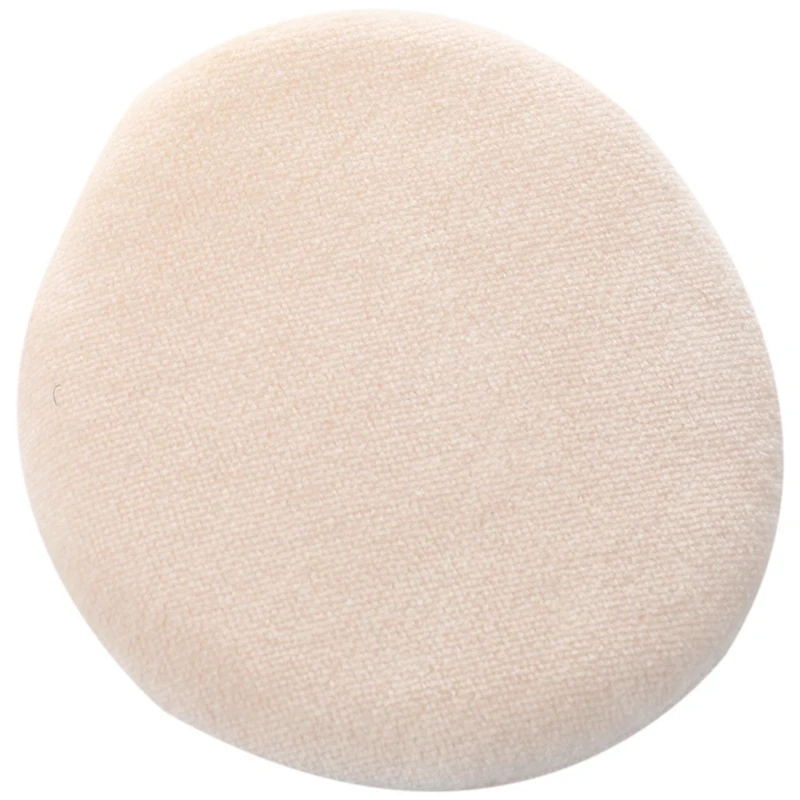 Round face maquiagem pó sopro para as mulheres, maquiagem rosto, cosméticos, bege, branco, 3x