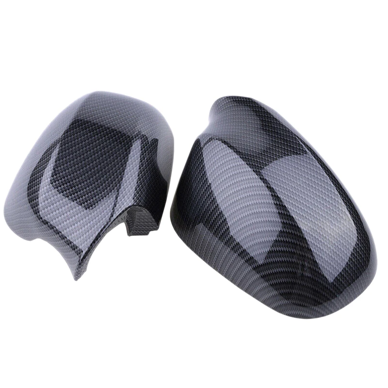 

2Pcs Car Carbon Fiber Side Door Mirror Cover Trim for Bmw E90 E91