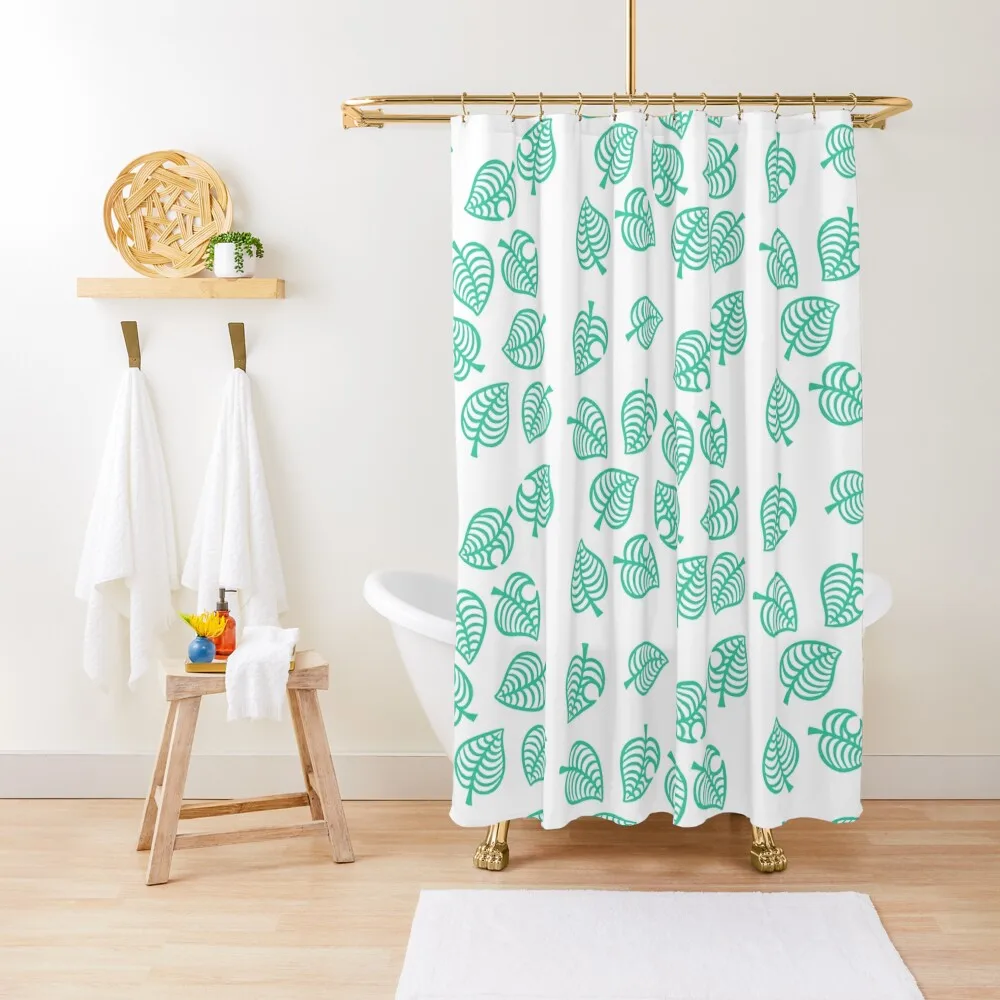 

Leaf pattern Shower Curtain Bathroom Deco Modern Showers For Bathroom Bathroom Accessory Accessories Curtain