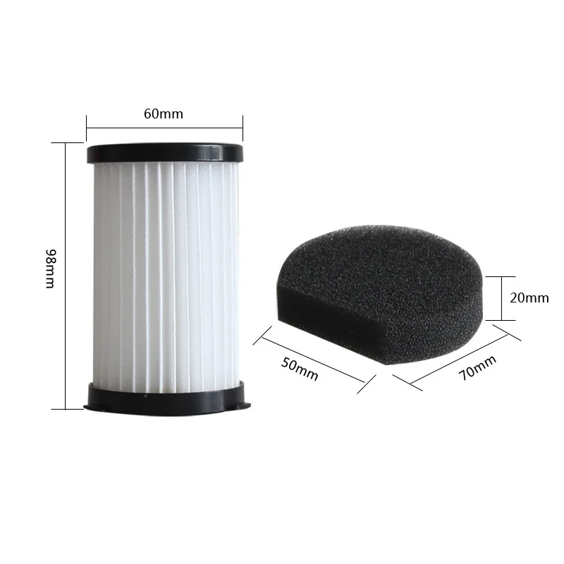 Hepa Filter For MooSoo D600 D601 E600Cecotec Conga Thunderbrush 520 550 560 Ariete Handy Force 2761 2759 RBT Vacuum Cleaner Part