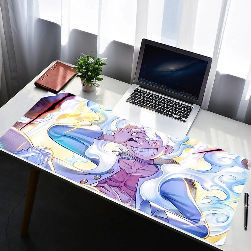 

Mouse Pad PC Non Slip One Piece Luffy Rubber Mousepad Laptop Gamer Cabinet HD Keyboard Pad Office Computer Gaming Desk Mouse Mat