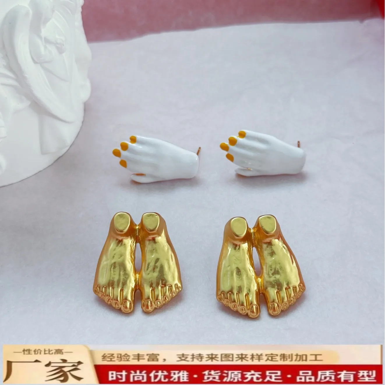 Light Luxury Artistic Enamel Brass Drop Earrings Trendy Women Daily & Party Holiday Jewelry Present