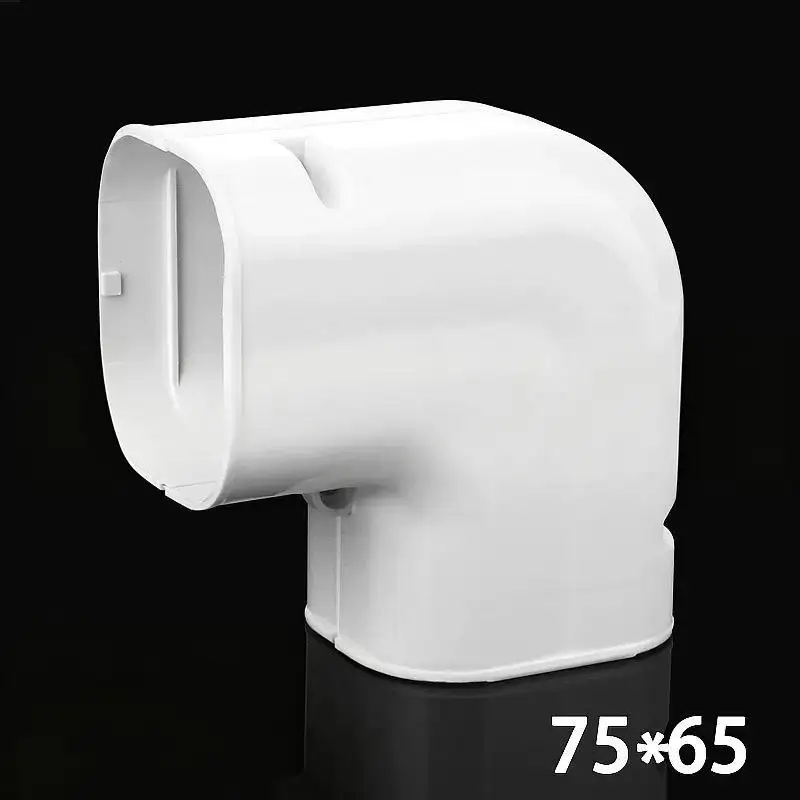 Hochfeste 75*65mm PVC-Klimaanlagen-Leitungsschutzkappe, Kupplungs-Endkappe, Flachbogenkappe für den langfristigen Einsatz im Freien – Detail 7