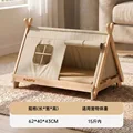 Triangular tent bed