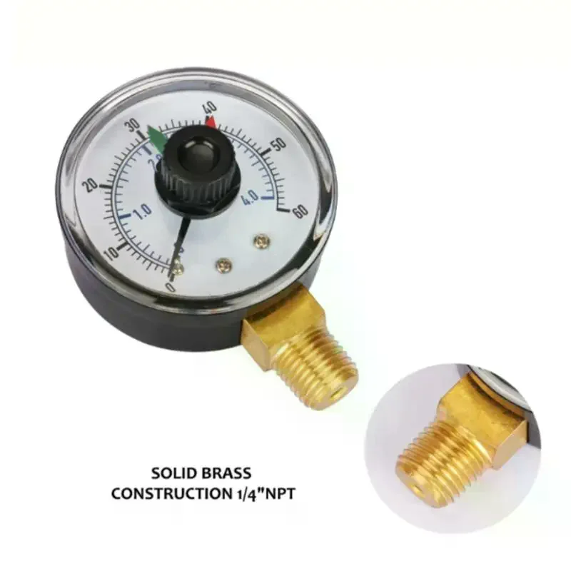 Pressure Gauge Box With Enhanced User Experience 060Psi Measurement Range And Intuitive Design For Easy Operation