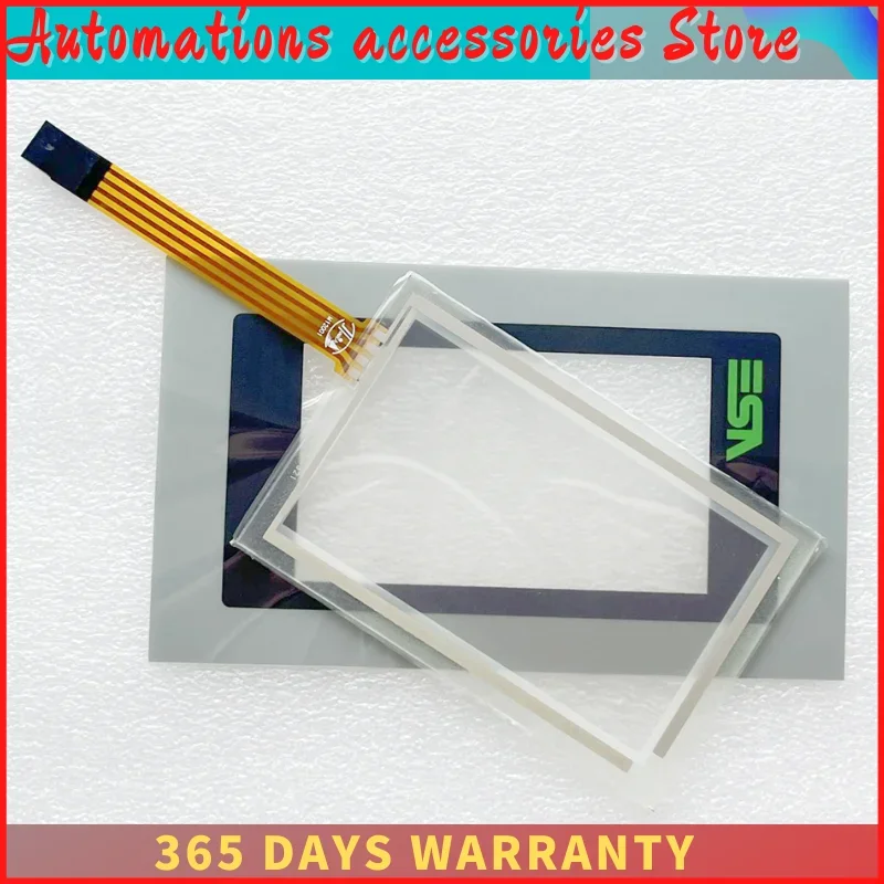 Touch Screen Panel Glass Digitizer + Front Overlay Protective Film for ESA VT155W VT155W00000 Touchscreen