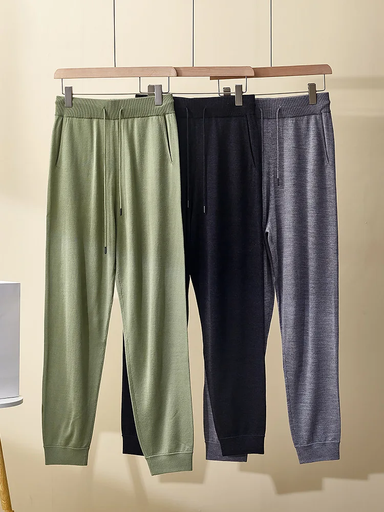 بدلة نسائية غير رسمية جديدة للربيع والصيف مع قلنسوة وبنطلون من الصوف الحريري المطرز مكون من قطعتين