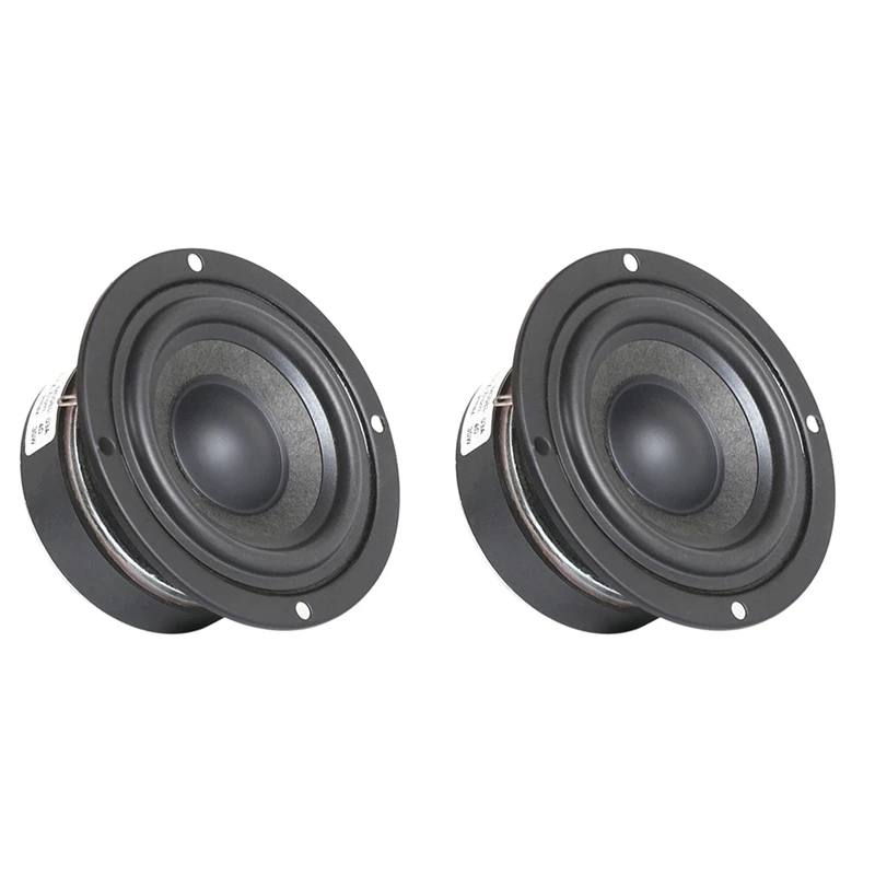 

New 2X 3 Inch Full Range Speaker Audio Speaker 4 Ohm 30W Hifi Speaker Stereo Mid-Bass Speaker DIY Home Amplifier Speaker